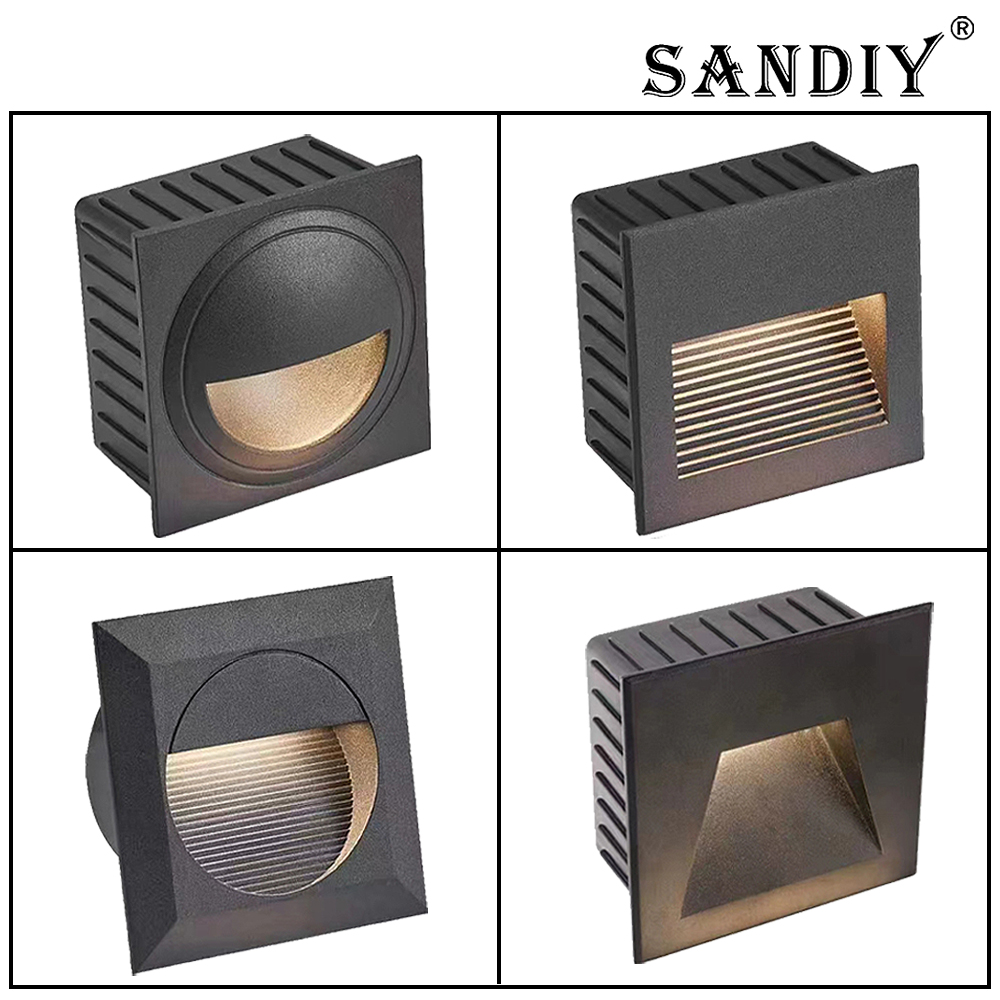 Outdoor Lighting Recessed - Sandiy recesso ao ar livre arandela