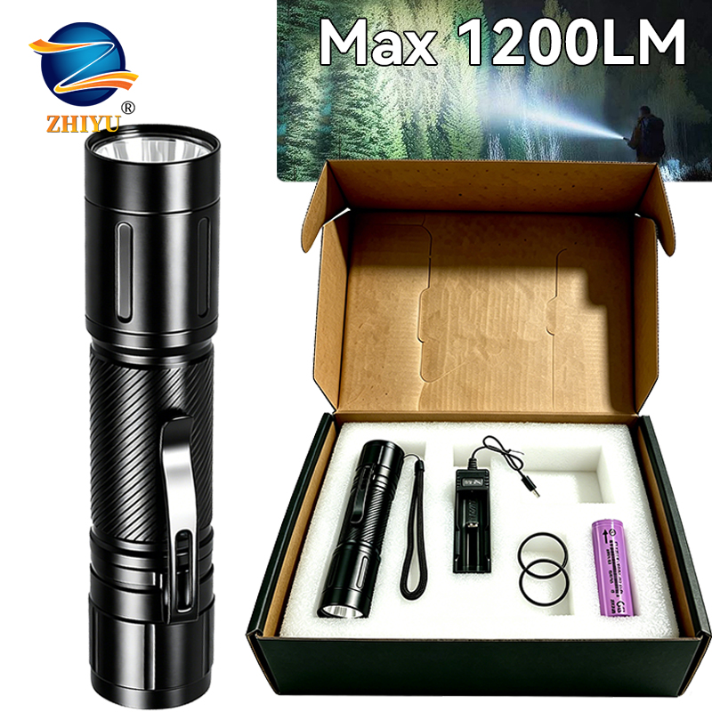 Outdoor Lighting Spotlight - Lanterna LED de Foco Fixo 1200LM,