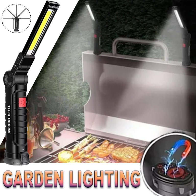 Outdoor Lighting Junction Box - Lanterna led portátil com gancho magnético,