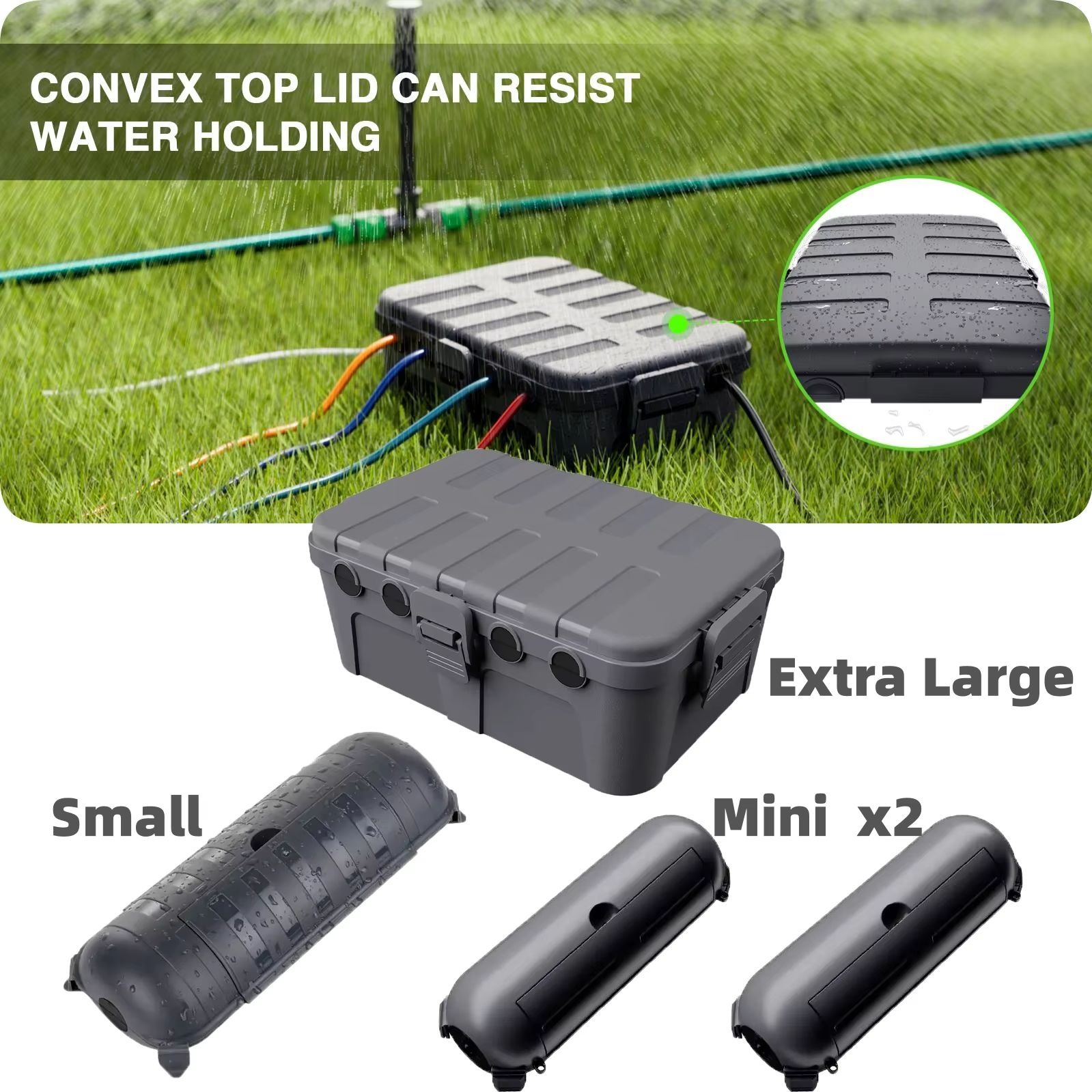 Outdoor Lighting Extension Cable - Caixas Elétricas Externas Grandes à Prova