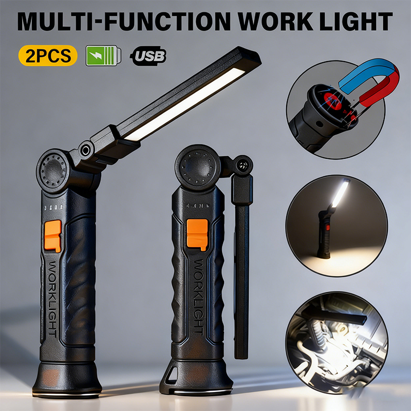 Outdoor Lighting Junction Box - Lanterna led cob portátil usb recarregável