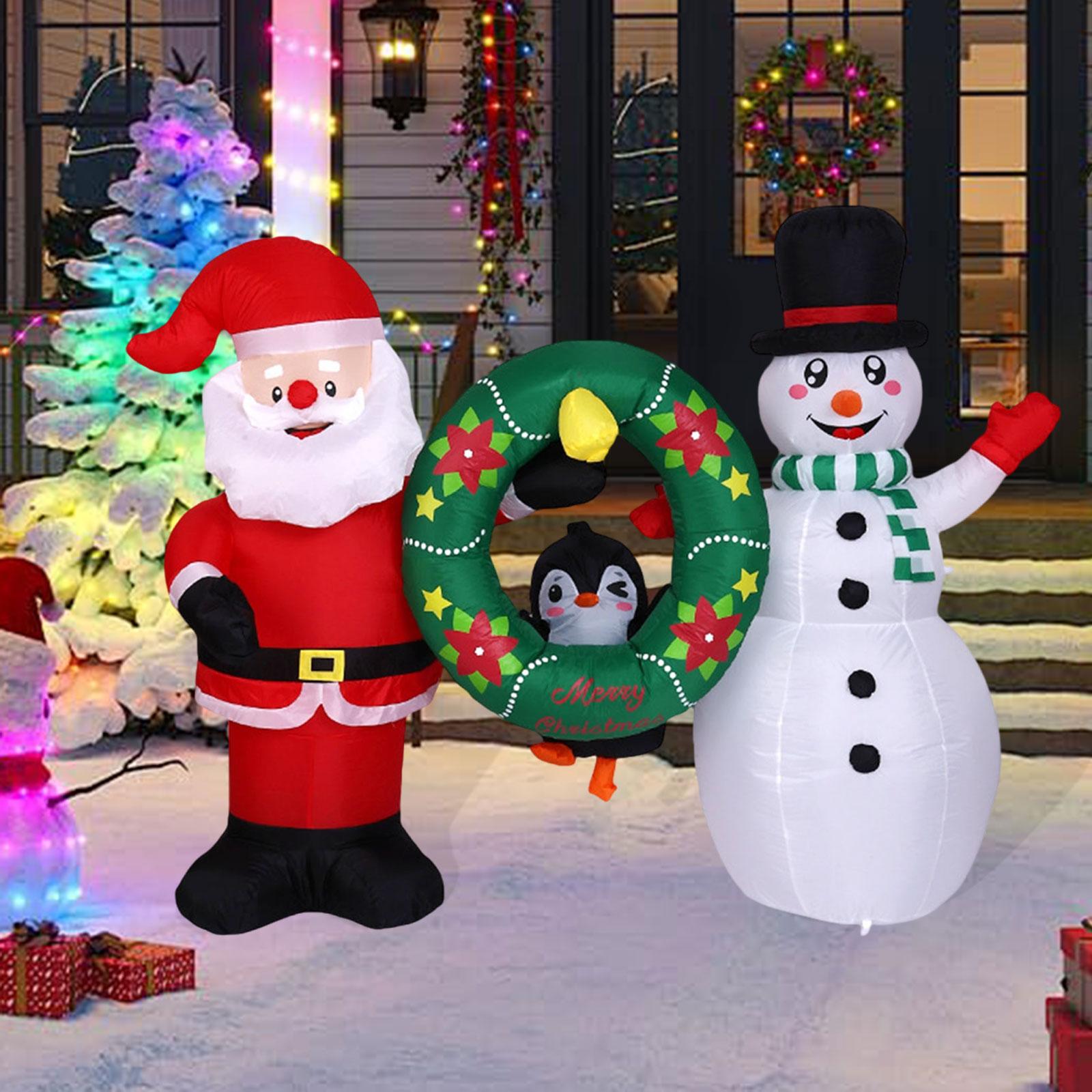 Outdoor Lighting Xmas - Decoração inflável de natal, ao ar