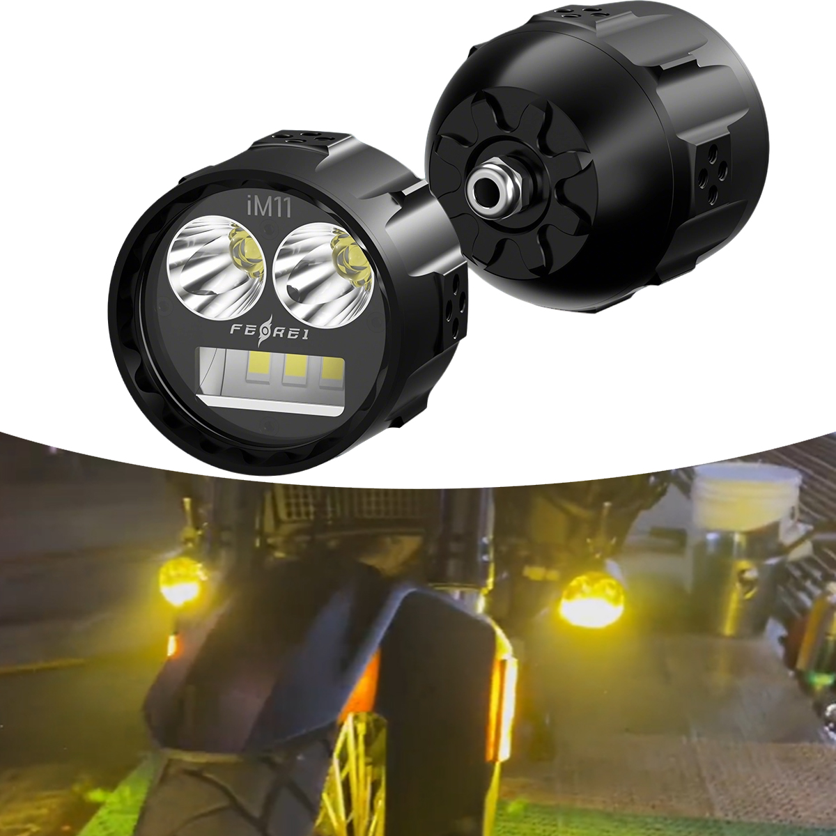 Outdoor Lighting Spotlight - Luz auxiliar led de feixe baixo