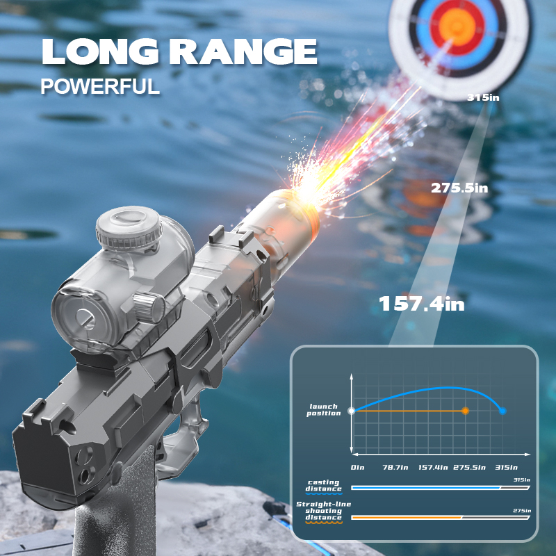 Outdoor Lighting The Range - Pistola de Água Elétrica Automática com