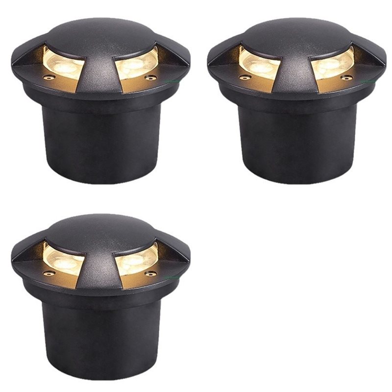 Outdoor Lighting Recessed - Luminária Subterrânea Externa SOFT-3X de 4