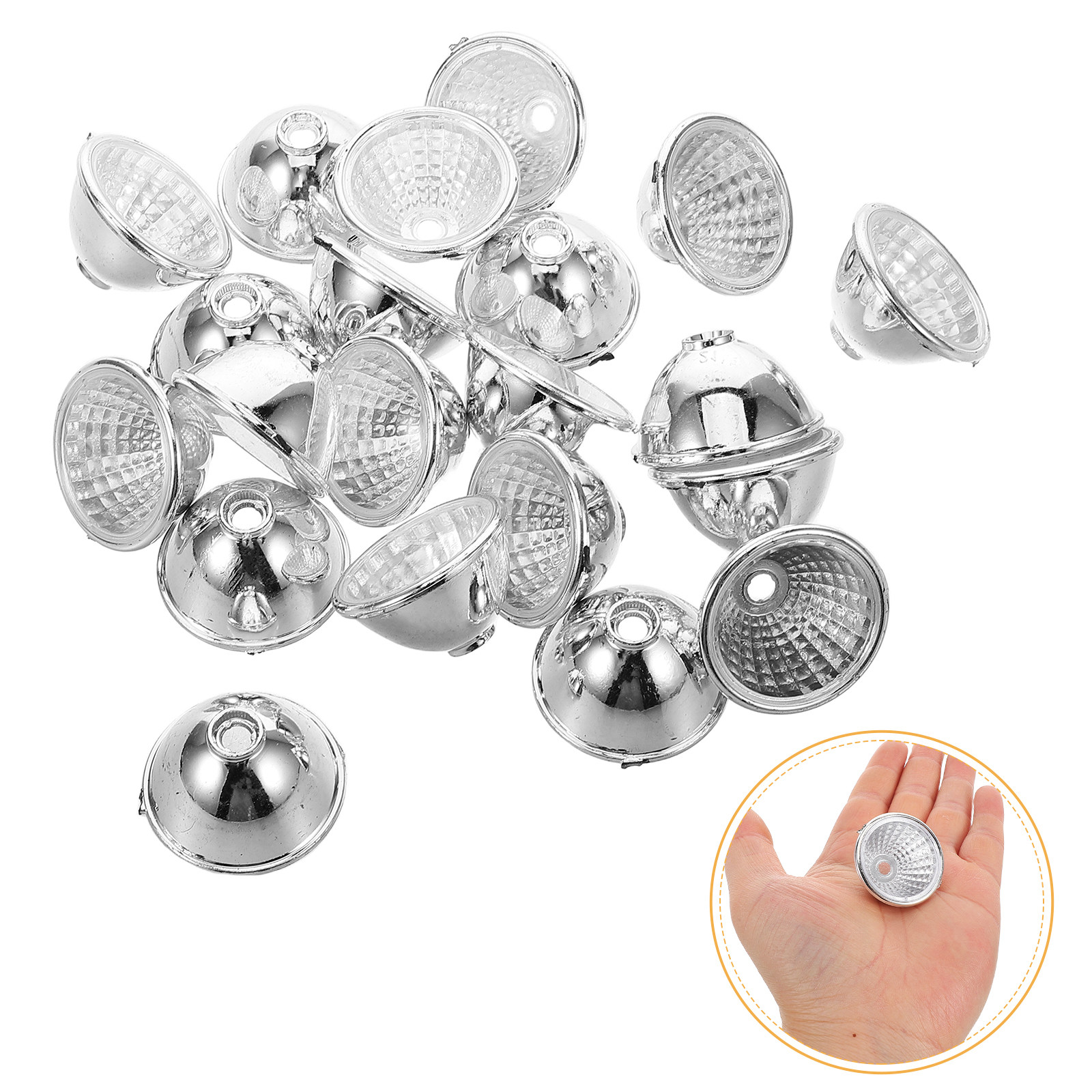 Outdoor Lighting Spotlight - 100 Peças de Lâmpadas Solares em
