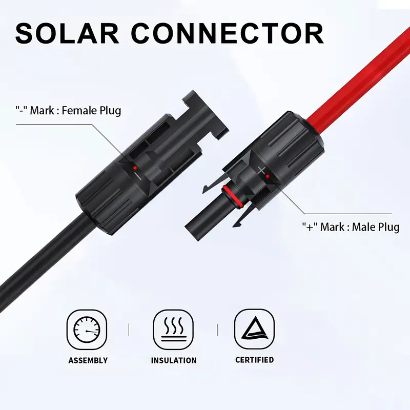 Cabo de extensão de painel sol - Outdoor Lighting Extension Cable avaliação e preço