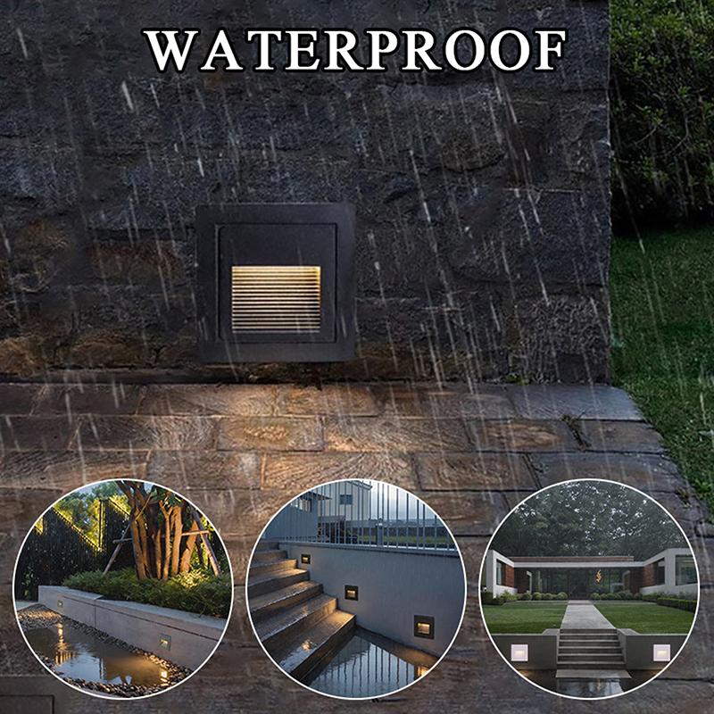 【CCA】Luz de Passo LED 3W à Pro - Outdoor Lighting Recessed avaliação e preço