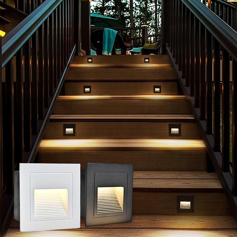 【CCA】Luz de Passo LED 3W à Pro - Outdoor Lighting Recessed avaliação e preço