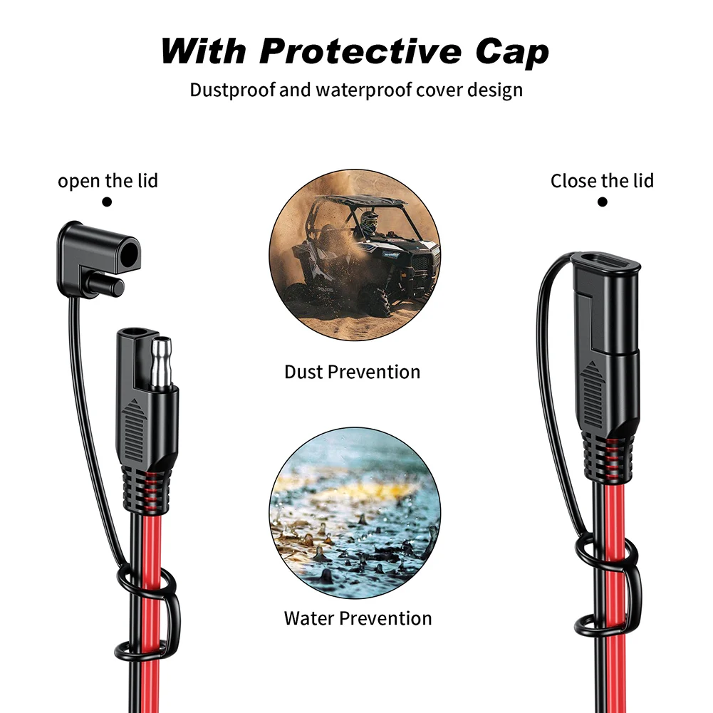 SAE para SAE 12V-36V Cabo de E - Outdoor Lighting Extension Cable avaliação e preço