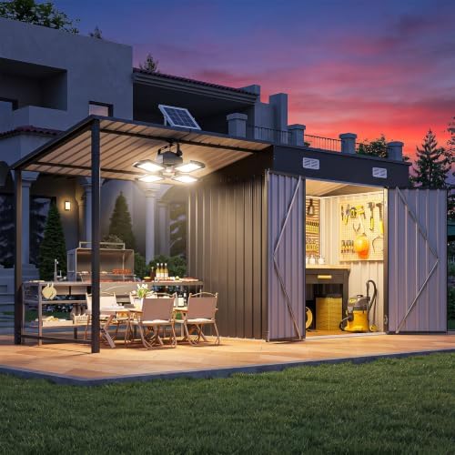 Galpão de Armazenamento Extern - Outdoor Lighting Gazebo avaliação e preço