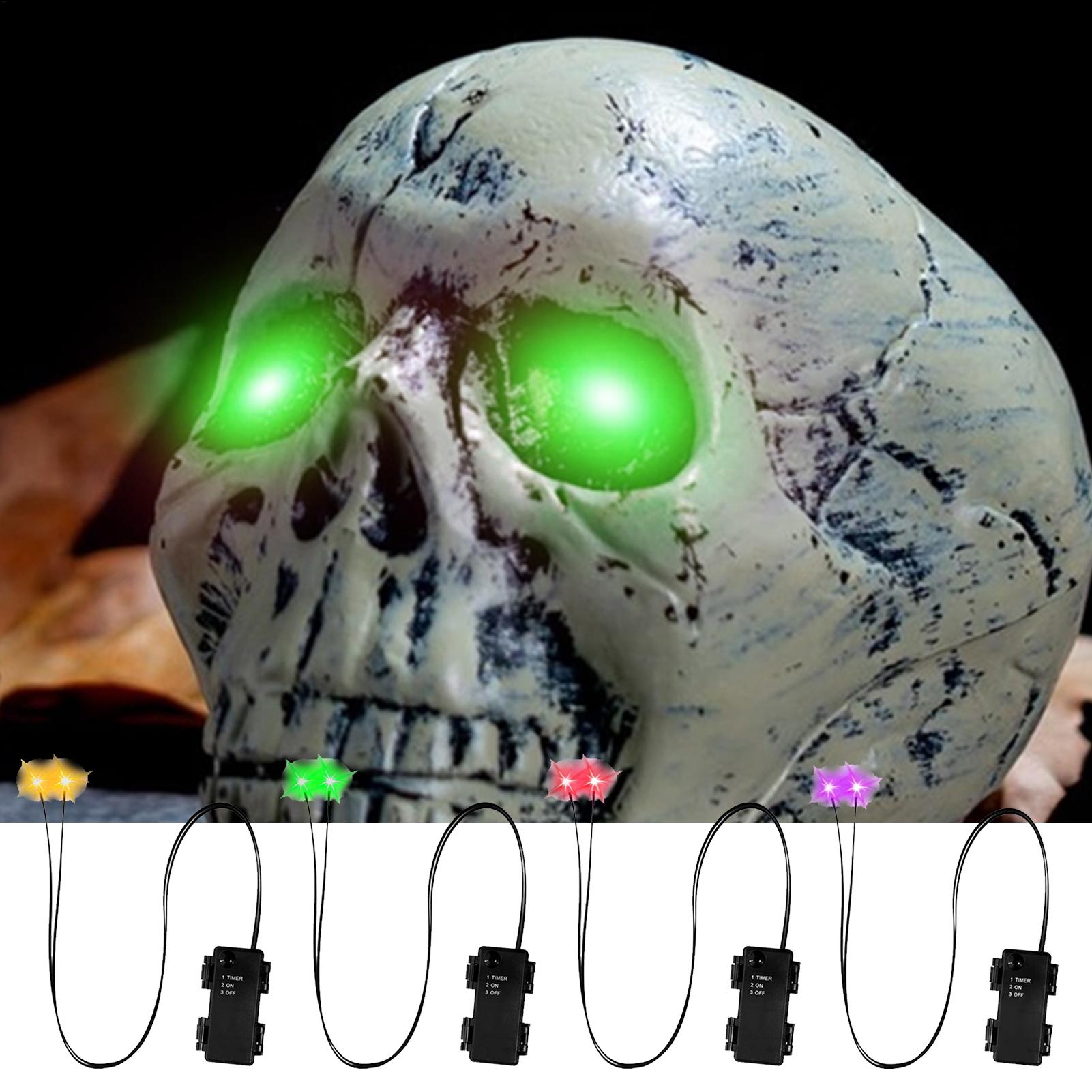 1pc olhos brilhantes halloween - Outdoor Lighting Timer avaliação e preço