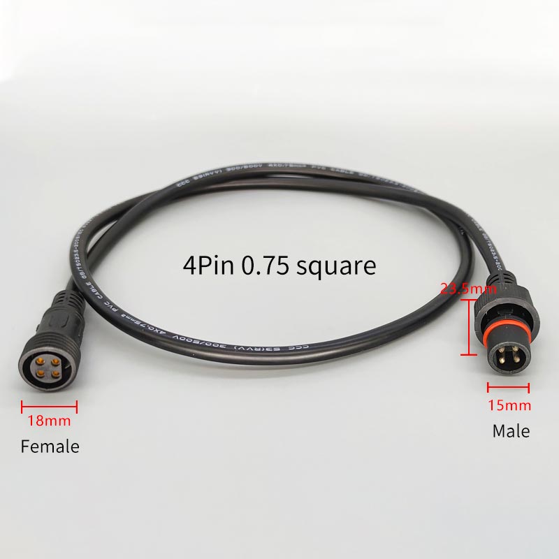 Cabo fêmea macho de 4 pinos, à - Outdoor Lighting Extension Cable avaliação e preço