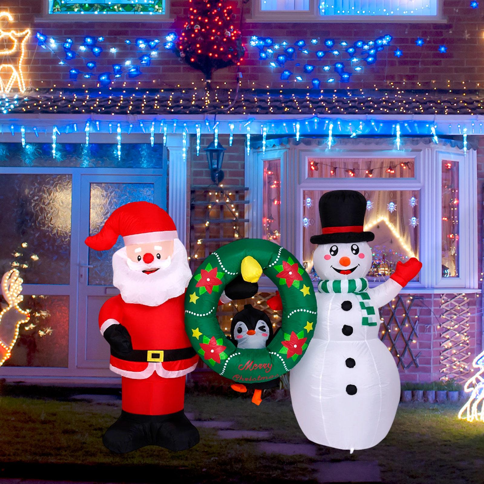 Decoração inflável de natal, a - Outdoor Lighting Xmas avaliação e preço