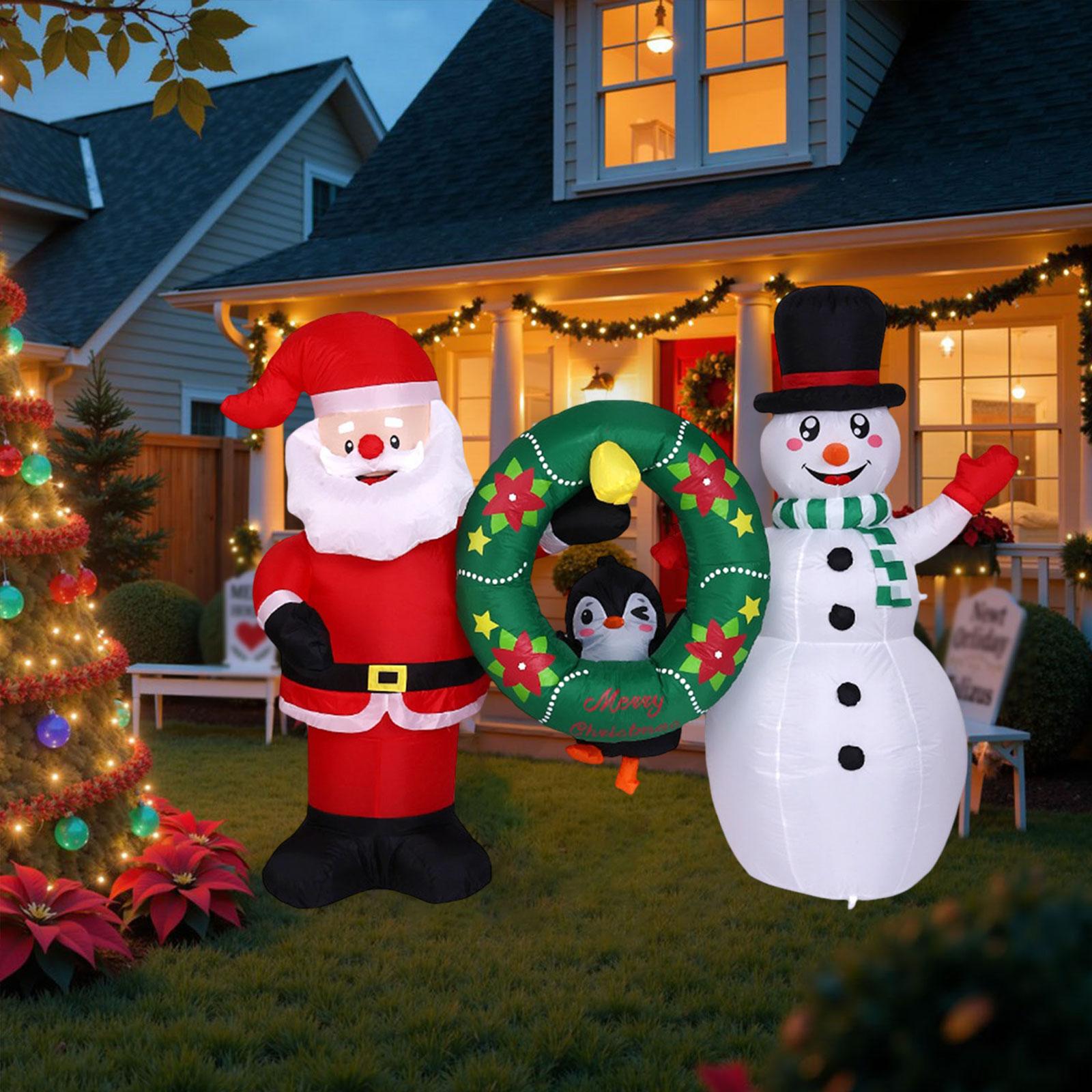 Decoração inflável de natal, a - Outdoor Lighting Xmas avaliação e preço