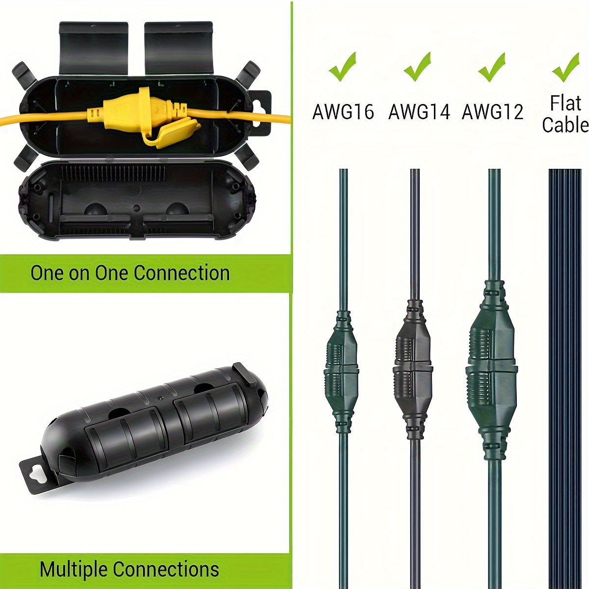 Cabo de extensão plug conexão  - Outdoor Lighting Extension Cable avaliação e preço