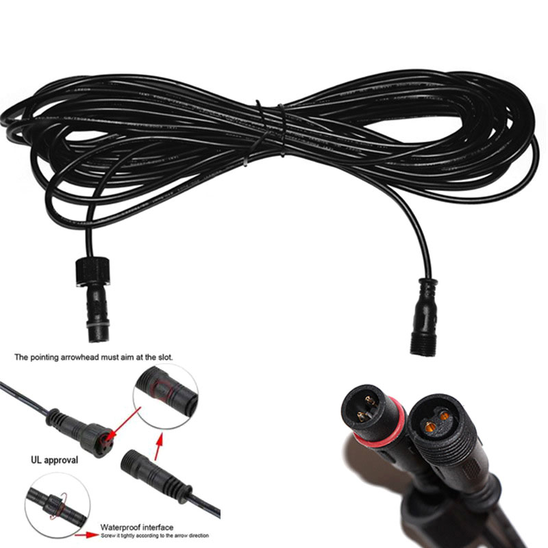 5m buraco duplo plug led cabo  - Outdoor Lighting Extension Cable avaliação e preço