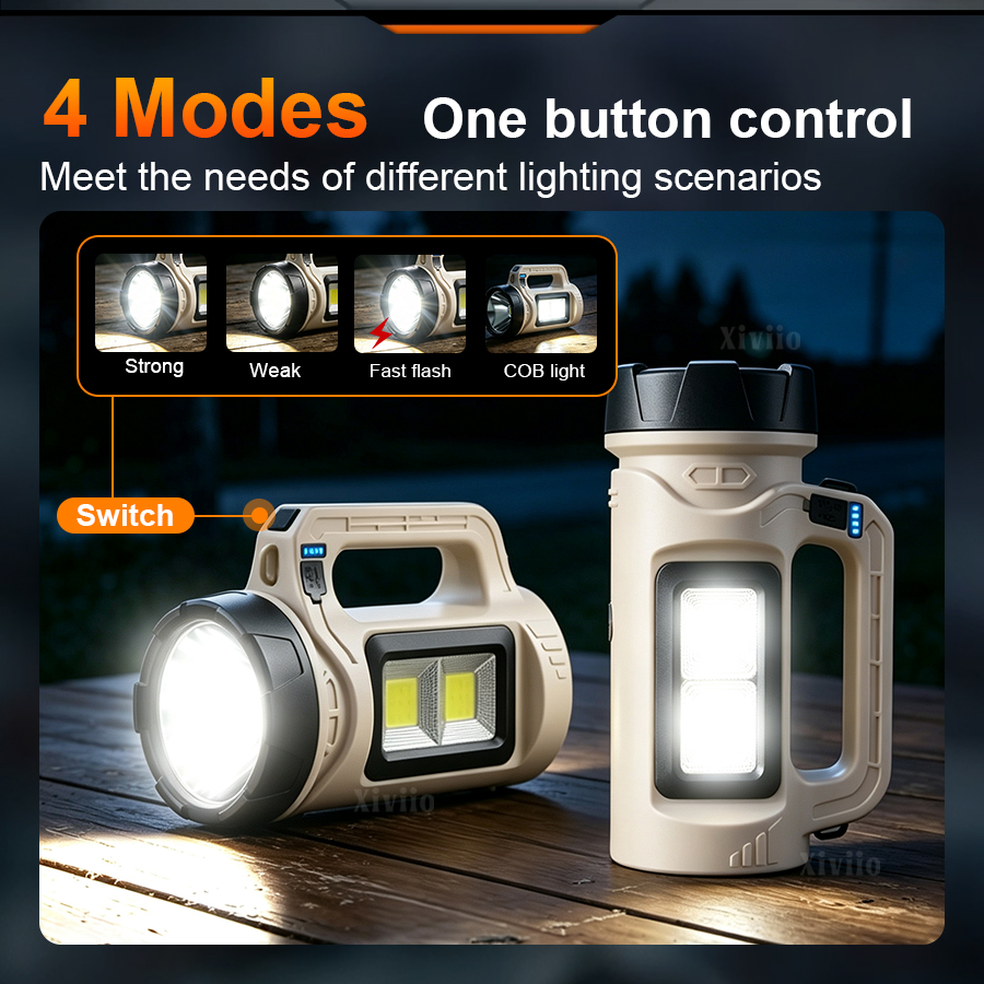 Multicena portátil led tocha s - Outdoor Lighting Junction Box avaliação e preço