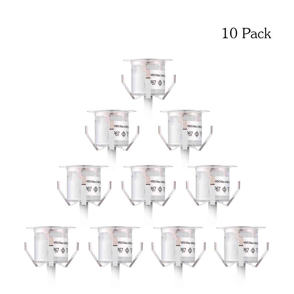 10PCS Luzes LED de Deck de 32m - Outdoor Lighting Recessed avaliação e preço