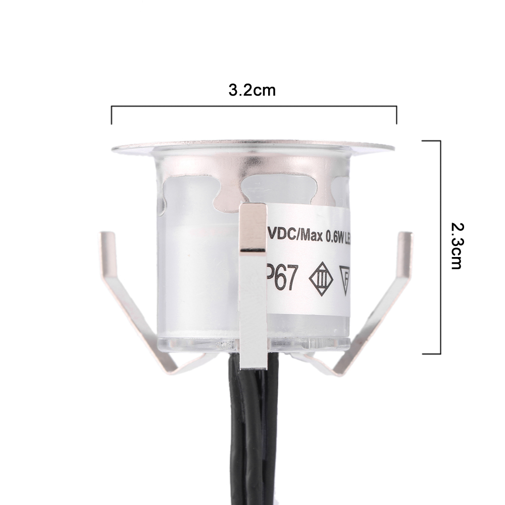 10PCS Luzes LED de Deck de 32m - Outdoor Lighting Recessed avaliação e preço