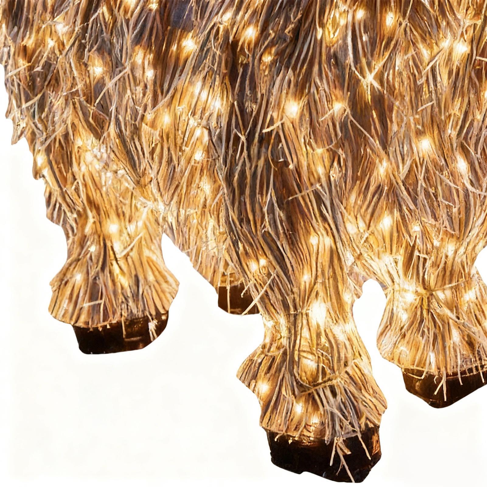 Decorações de vaca 3d vaca ilu - Outdoor Lighting Xmas avaliação e preço