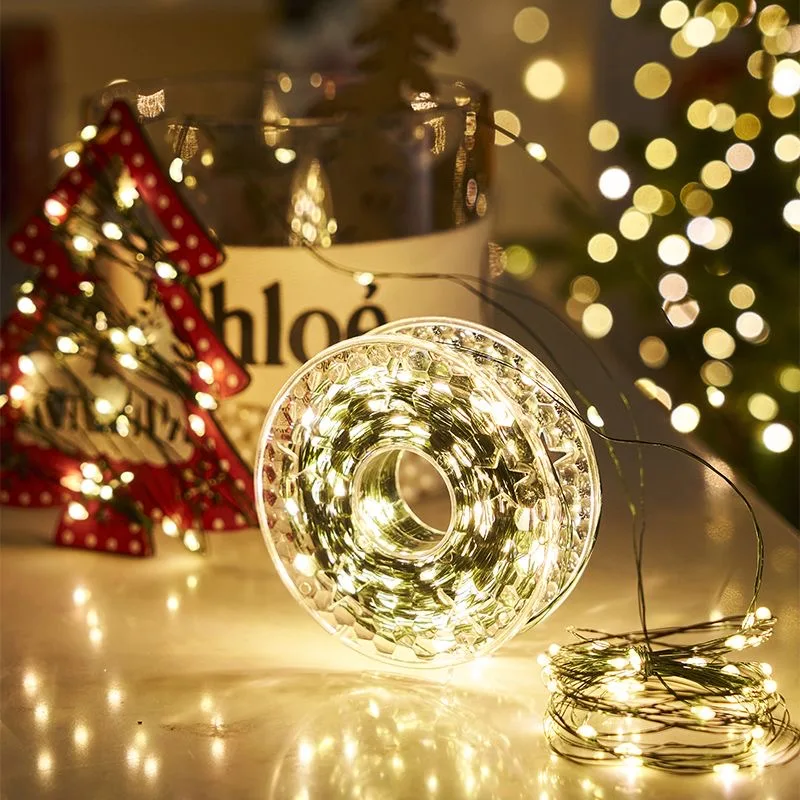5m/10m/20m led fio de cobre lu - Outdoor Lighting Xmas avaliação e preço