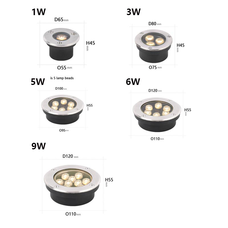 Luz LED Fina à Prova d'Água IP - Outdoor Lighting Recessed avaliação e preço