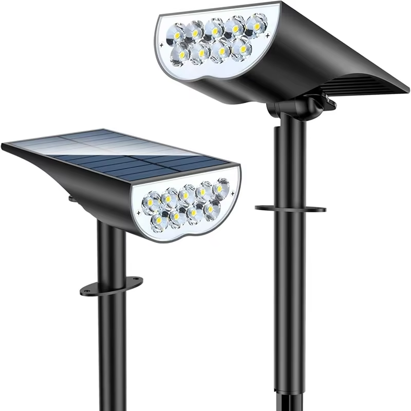 9 LED holofotes solares para j - Outdoor Lighting Spotlight avaliação e preço