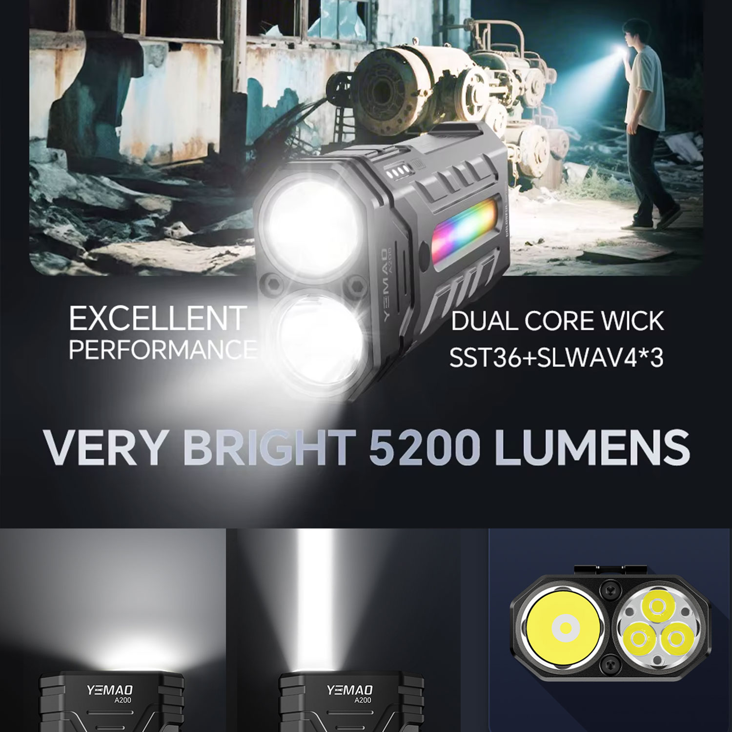 Lanterna LED RGB portátil mult - Outdoor Lighting Junction Box avaliação e preço