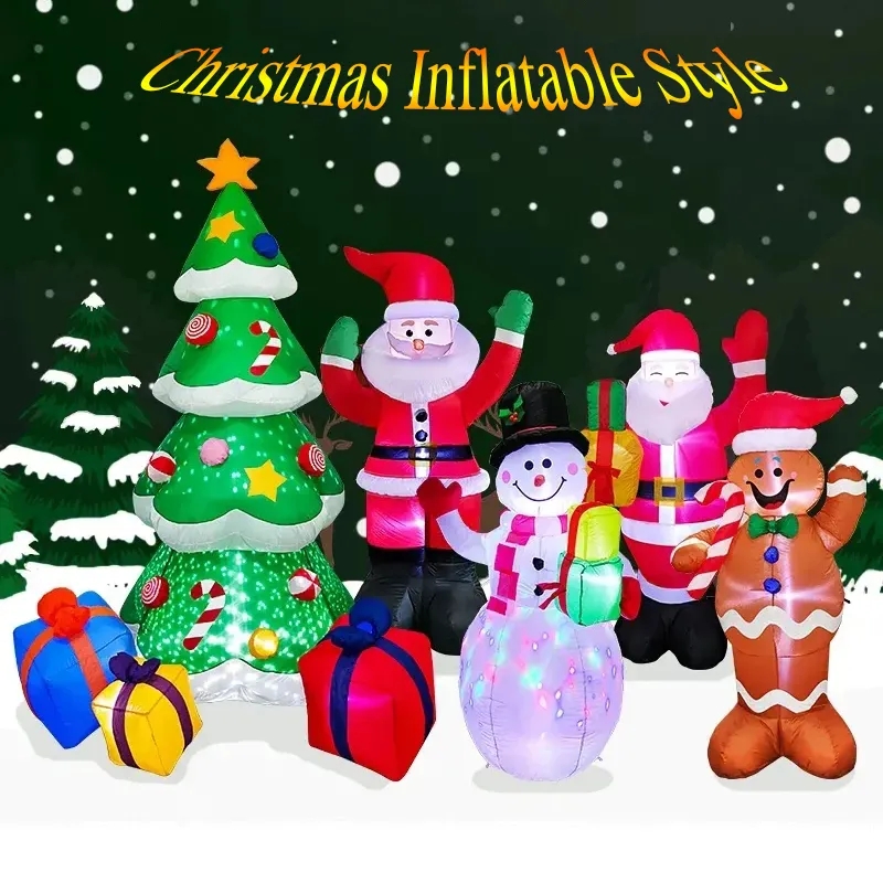 Decoração inflável de natal em - Outdoor Lighting Xmas avaliação e preço